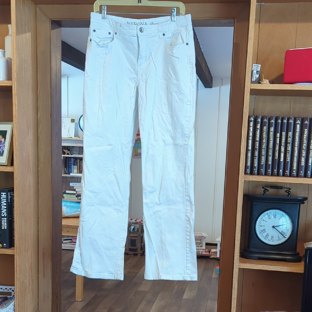 Merona Women's Boot Cut White Jeans
